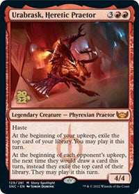 Urabrask, Heretic Praetor (129) [Prerelease Cards]