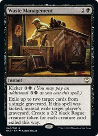 Waste Management (40) [Commander: Streets of New Capenna]