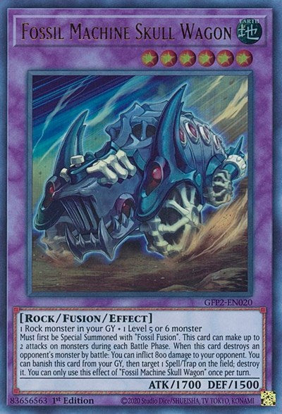 Fossil Machine Skull Wagon (GFP2-EN020) [Ghosts From the Past: The 2nd Haunting]
