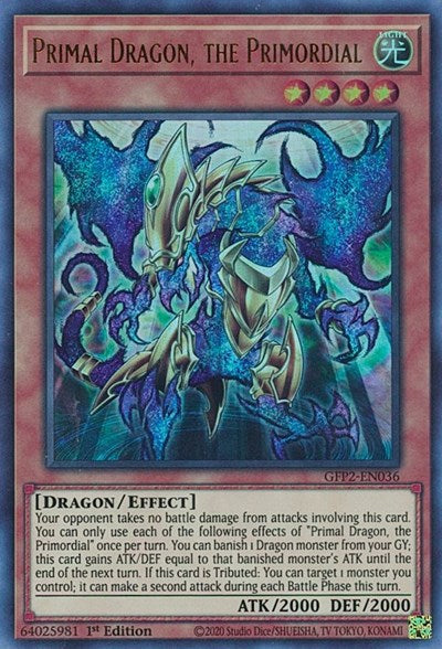 Primal Dragon, the Primordial (GFP2-EN036) [Ghosts From the Past: The 2nd Haunting]