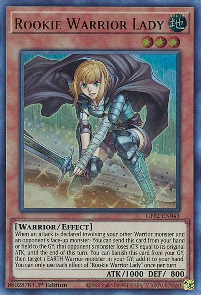Rookie Warrior Lady (GFP2-EN043) [Ghosts From the Past: The 2nd Haunting]