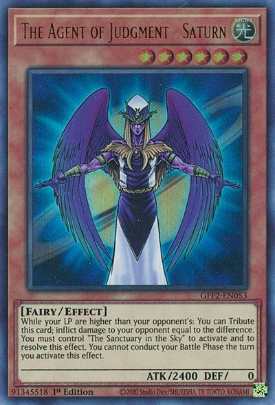 The Agent of Judgment - Saturn (GFP2-EN053) [Ghosts From the Past: The 2nd Haunting]