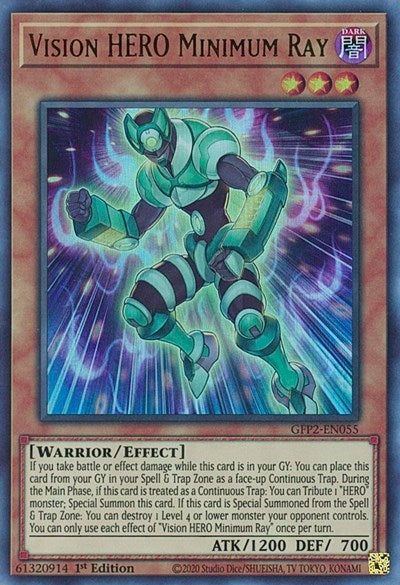 Vision HERO Minimum Ray (GFP2-EN055) [Ghosts From the Past: The 2nd Haunting]