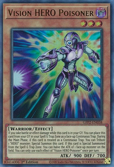 Vision HERO Poisoner (GFP2-EN058) [Ghosts From the Past: The 2nd Haunting]
