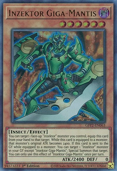 Inzektor Giga-Mantis (GFP2-EN063) [Ghosts From the Past: The 2nd Haunting]