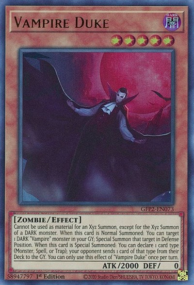 Vampire Duke (GFP2-EN073) [Ghosts From the Past: The 2nd Haunting]