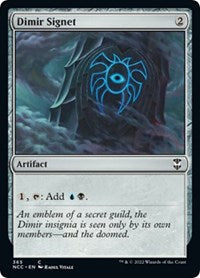 Dimir Signet (365) [Commander: Streets of New Capenna]