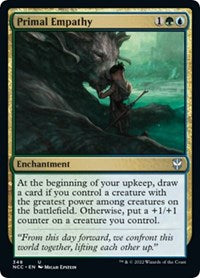 Primal Empathy (348) [Commander: Streets of New Capenna]