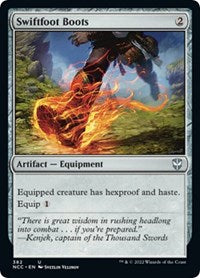 Swiftfoot Boots (382) [Commander: Streets of New Capenna]