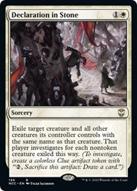 Declaration in Stone (196) [Commander: Streets of New Capenna]