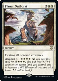 Planar Outburst (209) [Commander: Streets of New Capenna]