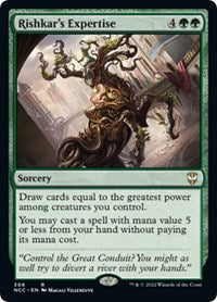 Rishkar's Expertise (306) [Commander: Streets of New Capenna]