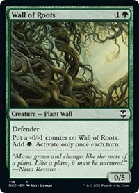 Wall of Roots (319) [Commander: Streets of New Capenna]