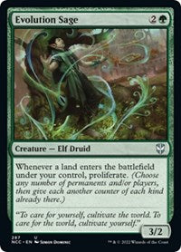 Evolution Sage (287) [Commander: Streets of New Capenna]