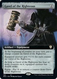Gavel of the Righteous (Extended Art) (183) [Commander: Streets of New Capenna]