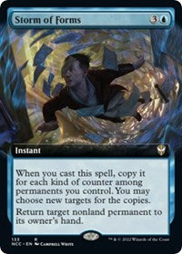 Storm of Forms (Extended Art) (133) [Commander: Streets of New Capenna]