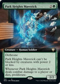 Park Heights Maverick (Extended Art) (163) [Commander: Streets of New Capenna]
