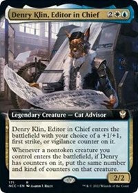 Denry Klin, Editor in Chief (Extended Art) (171) [Commander: Streets of New Capenna]