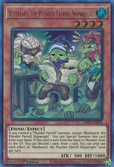 Bluebeard, the Plunder Patroll Shipwright (GFP2-EN093) [Ghosts From the Past: The 2nd Haunting]