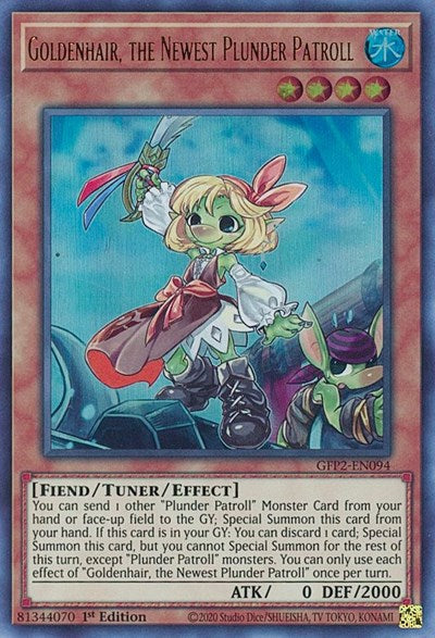 Goldenhair, the Newest Plunder Patroll (GFP2-EN094) [Ghosts From the Past: The 2nd Haunting]