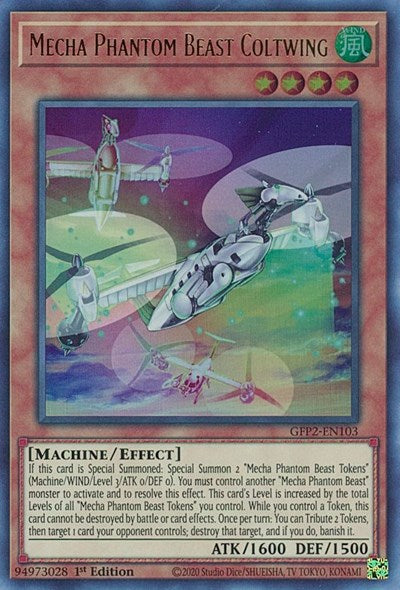 Mecha Phantom Beast Coltwing (GFP2-EN103) [Ghosts From the Past: The 2nd Haunting]