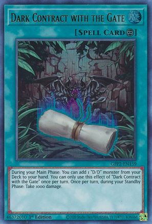 Dark Contract with the Gate (GFP2-EN159) - Ghosts From the Past: The 2nd Haunting 1st Edition