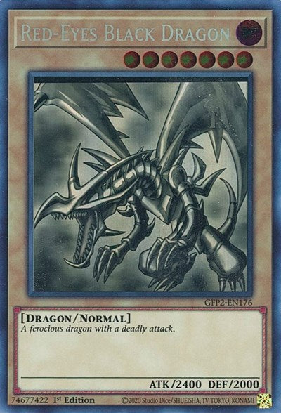 Red-Eyes Black Dragon (Ghost Rare) (GFP2-EN176) [Ghosts From the Past: The 2nd Haunting]