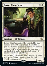 Boss's Chauffeur (13) [Commander: Streets of New Capenna]