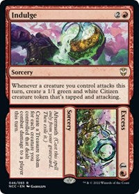 Indulge // Excess (46) [Commander: Streets of New Capenna]