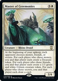 Master of Ceremonies (18) [Commander: Streets of New Capenna]