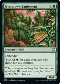 Overgrown Battlement (303) [Commander: Streets of New Capenna]
