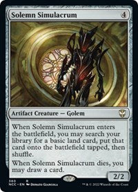 Solemn Simulacrum (380) [Commander: Streets of New Capenna]