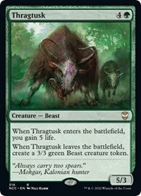 Thragtusk (316) [Commander: Streets of New Capenna]