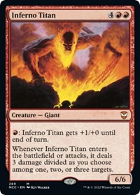 Inferno Titan (269) [Commander: Streets of New Capenna]