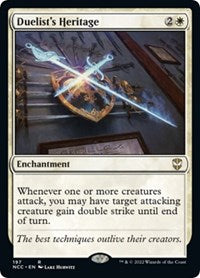 Duelist's Heritage (197) [Commander: Streets of New Capenna]