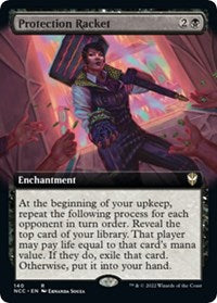 Protection Racket (Extended Art) (140) [Commander: Streets of New Capenna]