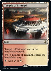 Temple of Triumph (437) [Commander: Streets of New Capenna]