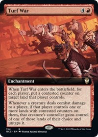 Turf War (Extended Art) (154) [Commander: Streets of New Capenna]