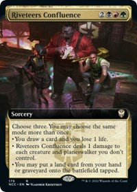 Riveteers Confluence (Extended Art) (179) [Commander: Streets of New Capenna]