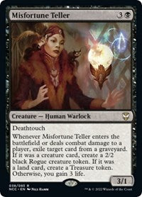 Misfortune Teller (38) [Commander: Streets of New Capenna]