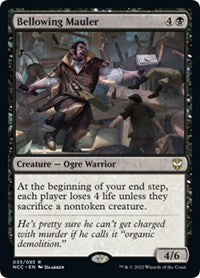 Bellowing Mauler (33) [Commander: Streets of New Capenna]