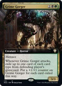 Grime Gorger (Extended Art) (172) [Commander: Streets of New Capenna]
