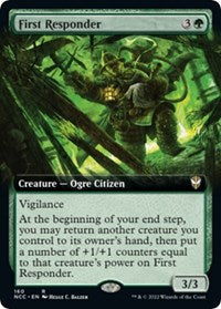 First Responder (Extended Art) (160) [Commander: Streets of New Capenna]