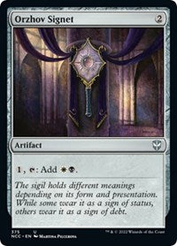 Orzhov Signet (375) [Commander: Streets of New Capenna]