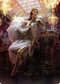 Elspeth Resplendent Art Card (3/81) (3) [Art Series: Streets of New Capenna]