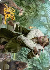 Rumor Gatherer Art Card (Gold-Stamped Signature) (7) [Art Series: Streets of New Capenna]