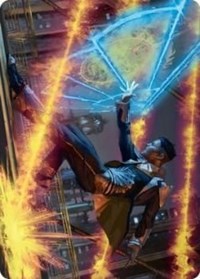 Wingshield Agent Art Card (14) [Art Series: Streets of New Capenna]