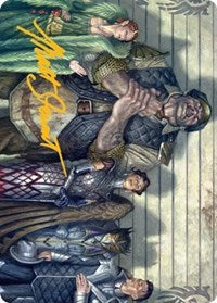 Rogues' Gallery Art Card (Gold-Stamped Signature) (17) [Art Series: Streets of New Capenna]