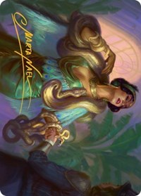Venom Connoisseur Art Card (Gold-Stamped Signature) (21) [Art Series: Streets of New Capenna]