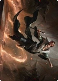 Fleetfoot Dancer Art Card (26) [Art Series: Streets of New Capenna]